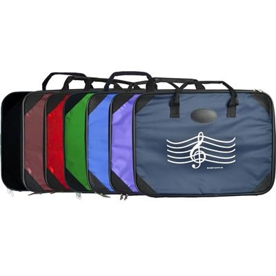 Treble Clef Briefcase / Double Zipper Waterproof Nylon Case