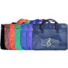 Treble Clef Briefcase Bag / Single Zipper Waterproof Nylon Bag