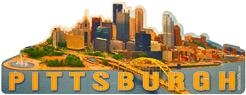 Pittsburgh Skyline Magnet Pittsburgh Skyline Magnet