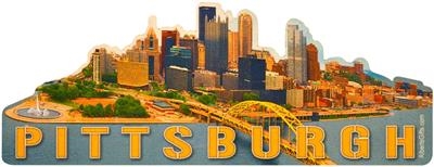 Pittsburgh Skyline Magnet