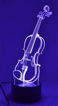 Lamp Violin 3D LED