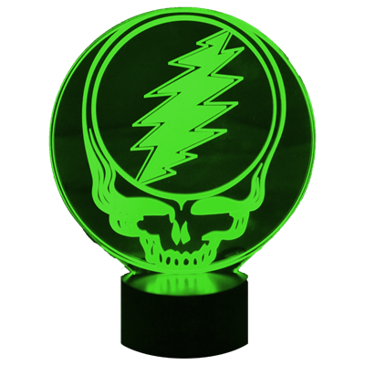 Steal Your Face 3D LED Lamp / Color Changing Base