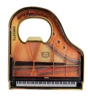 BOTTLE OPENER WITH EPOXY PIANO DESIGN AND MAGNETIC BACK