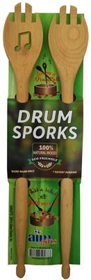 DRUMMERS WOODEN SPORKS