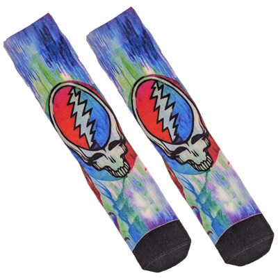Steal Your Face Socks / Unisex 6-12 / Tye-Dye 