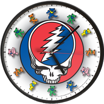 Steal Your Face with Dancing Bears 10" Analog Wall Clock GDCK2