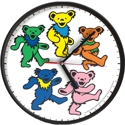 Five Dancing Bears 10" Analog Wall Clock