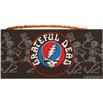 Steal Your Face & Dancing Skeleton Wooden Sign / 6" x 12" GDSI2