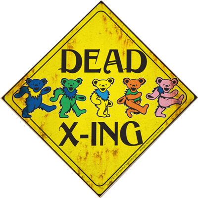 Dancing Bear Wooden Crossing Sign / 10" x 10"