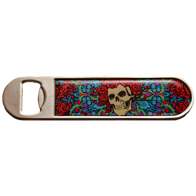 Skull & Roses Magnetic Bottle Opener / 7" or 5"