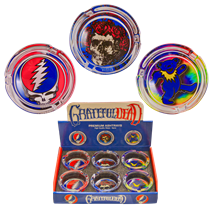 Ashtray Display Set of 6 / 3.25" Glass Ashtrays GDHG1