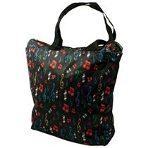 SATIN TOTE MUSIC NOTE