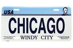 Chicago Illinois License Plate Chicago Illinois License Plate