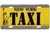 New York Taxi License Plate