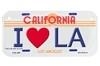 I Love LA Bike Plate