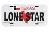 Lone Star Bike Plate