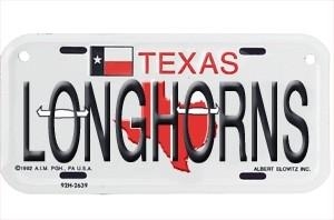 Longhorns Bike Plate
