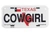 Cowgirl Bike Plate