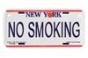 No Smoking Bike Plate