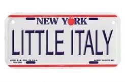 Little Italy Bike Plate Little Italy Bike Plate