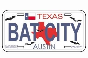Bat City Bike Plate