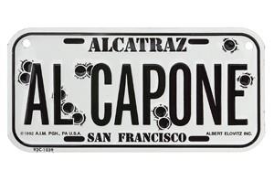 Al Capone Bike Plate