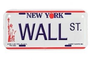 Wall Street Bike Plate