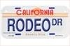 Rodeo Drive Bike Plate
