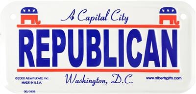 Bike Plate - Republican