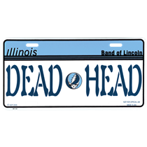 Illinois Dead Head License Plate GD8308