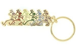 Grateful Dead Dancin' Skeleton Keychain
