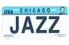 Chicago Jazz License Plate