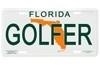 Golfer License Plate