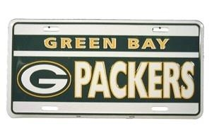 License Plate Greenbay Packers