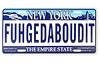 Fuhgedaboudit License Plate