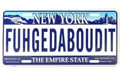 Fuhgedaboudit License Plate