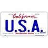 USA California License Plate
