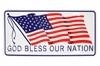 God Bless Our Nation License Plate