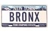 Bronx NY License Plate