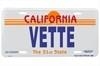 Vette License Plate