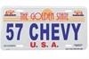 57 Chevy License Plate