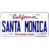 Santa Monica License Plate