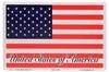 US Flag w/ United States Metal Sign