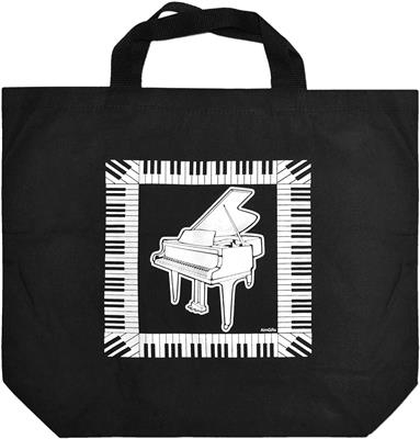 Grand Piano and Keyboard Tote bag