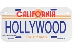 Hollywood Bike Plate Hollywood Bike Plate