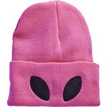 Alien Eyed Winter Beanie - Pink WINTER HAT ALIEN EYES PINK