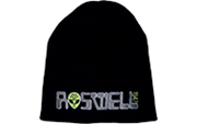 BEANIE BLACK ROSWELL 1947 SIL/GRN