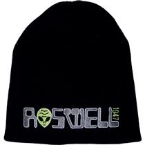 BEANIE BLACK ROSWELL 1947 SIL/GRN