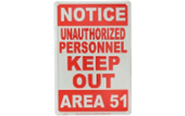 PARK SIGN UNAUTH PERSONNEL
